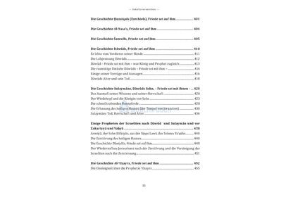 Die Geschichten der Propheten, Imam ibn Kathir (3. Aufl.)