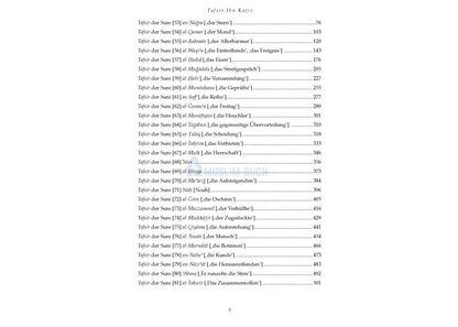 Tafsir ibn Kathir - Sure 50 bis 114